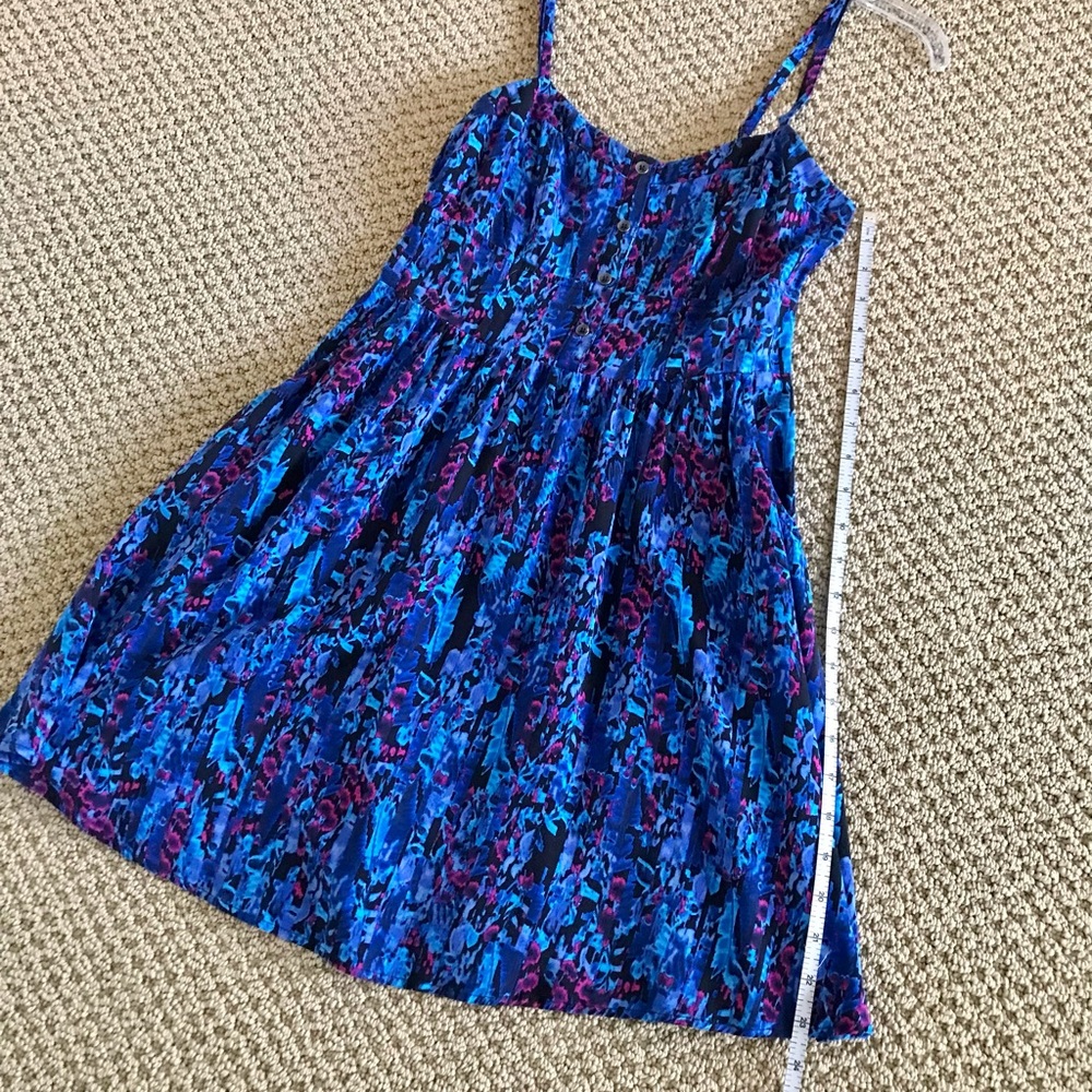 Express sundress in a fun blue print.  Size XS